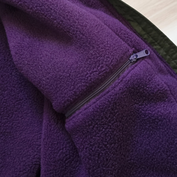 L.L BEAN WOMENS VINTAGE 90'sFLEECE LINED WARM UP JACKET - Picture 9 of 9